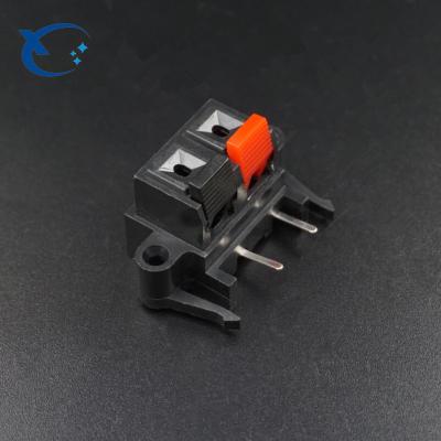 China Plastic copper / iron WP2-2B terminal wp push terminal connector 2 pin mini speaker terminal connector for sale