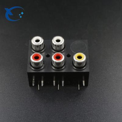 China audio & Hot selling waterproof rca connector/microphone jack video to rca plug/RCA AV socket for sale