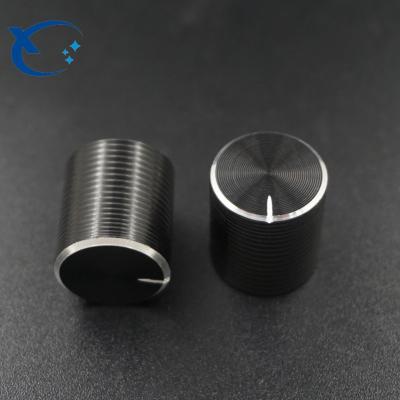 China Aluminum + Plastic Rotary Potentiometer Knobs /Amplifier Knobs / Audio Knobs for sale