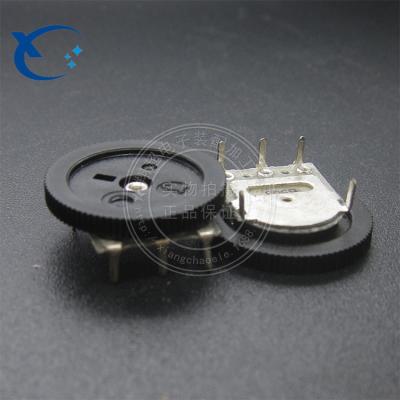 China Good quality 16*2mm R1001N 3P single speed potentiometer for audio R1001N volume control for sale