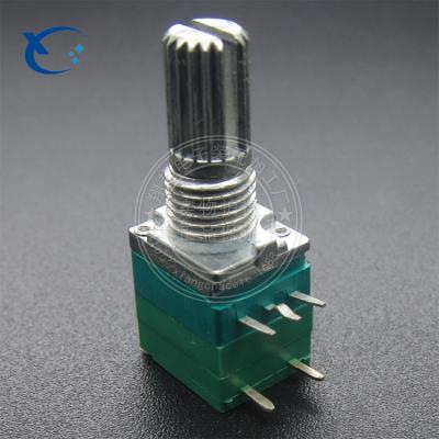 China Good quality RV097NS 5pins rotary mono potentiometer with switch for audio kungfung RV097NS for sale