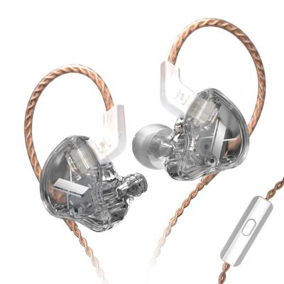 China Original KZ EDX Dynamic In-Ear KZ EDX Headphones 1DD Bass Earbuds In Ear Monitor HIFI Headphones With Mic Sport Noise Canceling Headset for sale