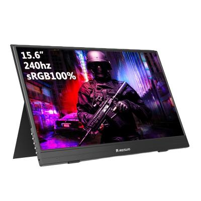 China Speaker 240HZ 15.6 Inch FHD Portable Gaming Monitor For Nintendo Switch PS5 Samsung S20 DEX Huawei P40 Desktop Second Extend Screen for sale