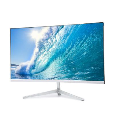 China Factory OEM 23.8 Inch 1920*1080 Curved PC Curved Monitor 75hz 12v 4000:1 Led Screen Full View Monitor For Desktop PC Games for sale