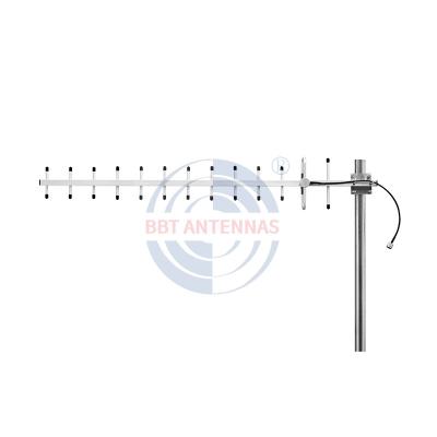 China wireless mobile communication gain 806-960Mhz LTE band 28 band 13dBi outdoor yagi background antenna for sale