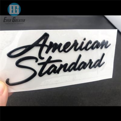 China Waterproof+Eco-friendly Custom Car Logo Sticker Auto Chrome 3d Chrome Stickers for sale