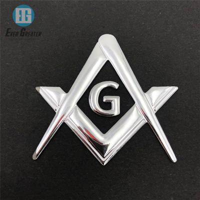 China Waterproof+Eco-friendly Custom Design Soft 3D Chrome Logo Custom 3D Chrome Soft Sticker for sale