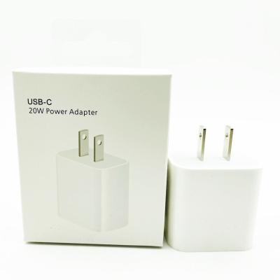 China Hot Selling Mobile Phone Products 2023 Phone Charger EU UK 20W Charger Adapter 20W Palladium Palladium Fast Charger for iPhone14 Pro iPhone13 Max iPhone12 for sale