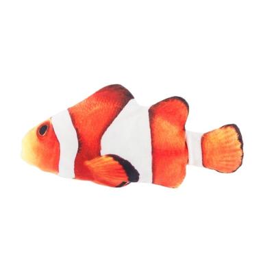 China Cheap Wholesale Electric Fake Fish Miscellaneous Cats Crucian Carp Clownfish Cat Toy for sale