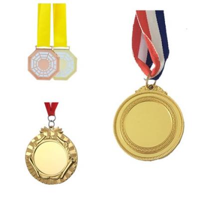 China Wholesale Customized Europe Gold Silver Bronze Medals Metal Blank Sports Medal For Sale for sale