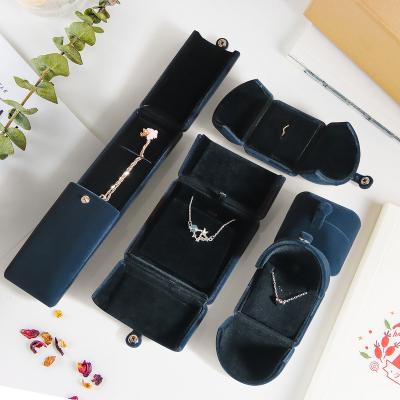 China Newest Custom Bracelet Box Packaging Jewelry Velvet Pendant Ring Boxes Luxury Jewelry Packaging Jewelry Boxes Packaging for sale