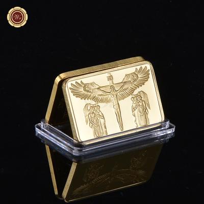 China Europe Bar The Fine Pure Bar Of The Bible Story Souvenir Gold Coin 999 For Gift And Home People Art WR 1OZ Collection Business Art And Collectible for sale