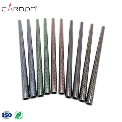 Chine Tubes en fibre de carbone de couleur noire de haute résistance à 0,001% de teneur en azote à vendre