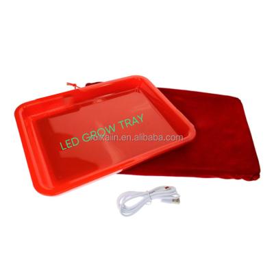 China Wholesale backwood rolling smoking tray led glowing led rolling tray smoking tray for sale