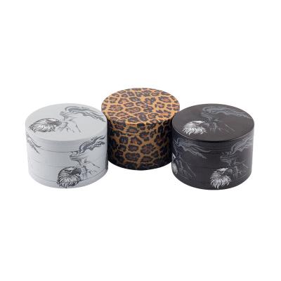 China Wholesale 4-Pieces Metal Zinc Alloy Dry Herb Smoke Grinder 40/50/55/63mm for sale