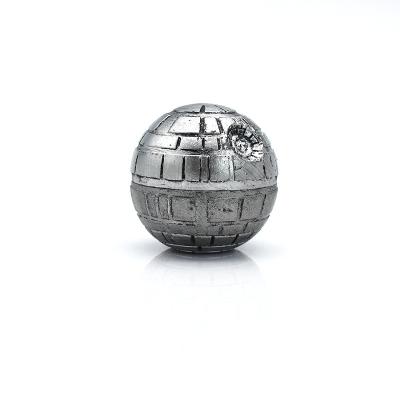 China Resin Death Star Herb Grinder Round 3 Parts 2.2 Inch Grinder Wholesale for sale