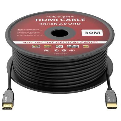 China High Speed ​​COMPUTER HDTV Fiber Optic Cable 4K 60hz HDTV Cable For Multimedia Device for sale