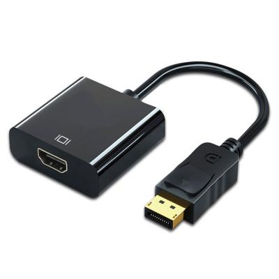 China LAPTOP DP to HDTV Adapter, Gold Plated DisplayPort to HDTV Male to Female Compatible for Laptop, Desktop for sale