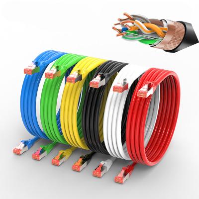 China Cat 5E Shielded Extension Cable 0.3M-50M , FTP Cat 5E Network Cord Patch Cable With OEM Cat5E Shielded Network Cable for sale