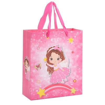 China Handmade Paper Shopping Bag With Ribbon Handle Square Paper Bag Recyclable Kraft Eco-friendly Paper Bag for sale