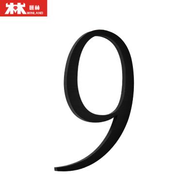 China Waterproof Anodized Aluminum Letter Signs Number Signs Digits for sale