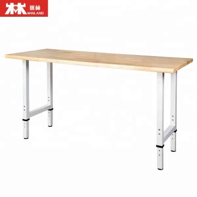 China Metal Wood Stretchable Workbench Feet Desk Heavy Loading Bearing Cabinet Legs With Timber Rubber Top for sale