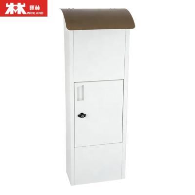 China Rack Parcel Box Galvanized Steel Waterproof Parcel Drop Box Parcel Delivery Home Box for sale