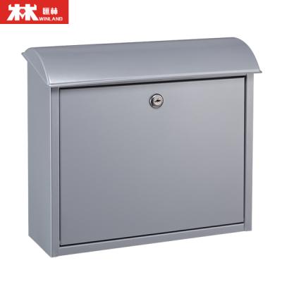 China Winland Galvanized Iron Mailbox High Quality Decorative Steel Mailbox Apartment Mailbox House Mailbox for sale