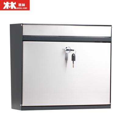 China High Grade Wall Mounted Wall Mounted Letter Box Locking Security Parcel Mailbox Post Office for sale