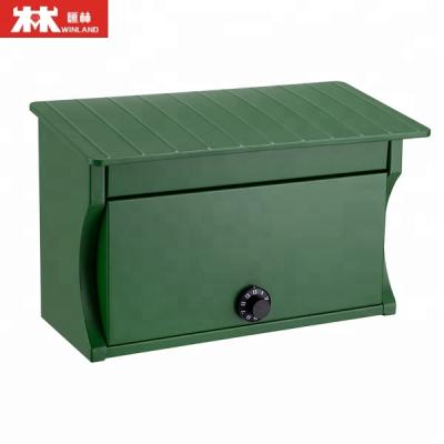 China Wall Mounted Mailbox Letter Box With Code Lock Japanese Style for sale