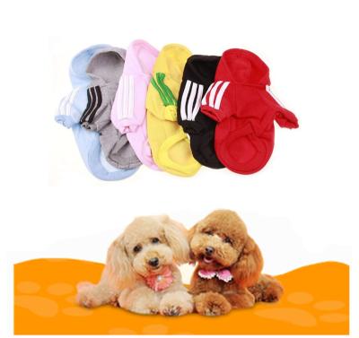 China Stocked Wholesale Customization Dog Fashion Sport Wear With Hooded Dog Sweatershirt For Winter for sale