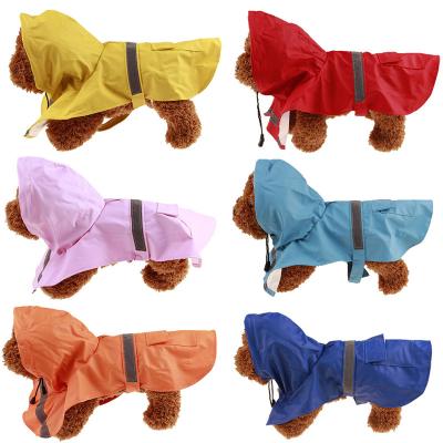 China Customization Stocked Wholesale Dog Clothes Dog Raincoat Size XS S M Raincoat for sale