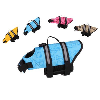 China Dogs Wholesale Amazon Hit Pet Water Safety Dog Life Vests Shape Pet Vest XXL Dog Swimming Harness for sale