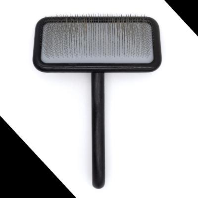 China Factory Wholesale LOW MOQ Four Colors Viable Cleaning Pet Pin Brush Cat Dog Grooming Slicker Brush for sale