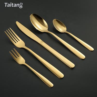 China Viable Wholesale Restaurant Flatware, Gold Flatware Sets, Stainless Steel Flatware For Wedding Manufacturers for sale