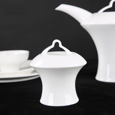 China Sustainable Dinner Set 72 Pcs Special Ceramic White Tableware for sale