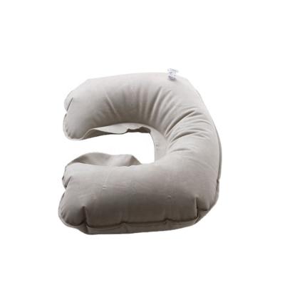 China Travelsky PVC PORTABLE Custom Eco-friendly Inflatable Neck Rest Travel Pillow for sale