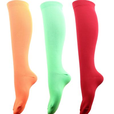 China 2020 Travelsky hot sale antibacterial unisex promotion nurse sports compression socks for travel home socks for sale