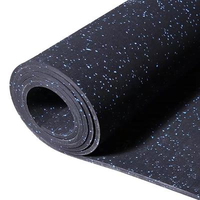 China Durable Wholesale KKFIT Heavy Duty Rubber Flooring and Rolling Mat Anti-slip Durable EPDM Gym Rubber Rolls for sale