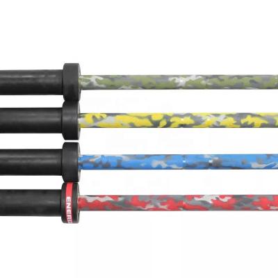 China Universal KKFIT Wholesale Custom Barbell High Quality Fitness Weightlifting Bar Power Lifting Barbell Camo 20kg - Limited Special Edition for sale