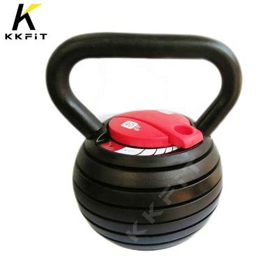 China Home Use KKFIT China Supplier wholesale professional home use competition adjustable kettlebell GYM Steel Kettlebell for sale