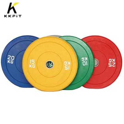 China Home Use Wholesale Custom Factory sale gym equipment set of weight plates competition colored bumper plates set for sale