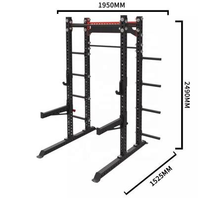 China Indoor KKFIT Wholesale Custom Commercial Power Half Rack Multi Gym Equipment Fitness Squat Rack for sale