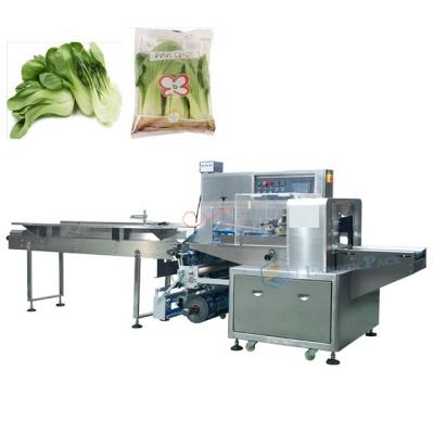 China Food Foshan Flow Packing Machine For Vegetable Green Onions for sale