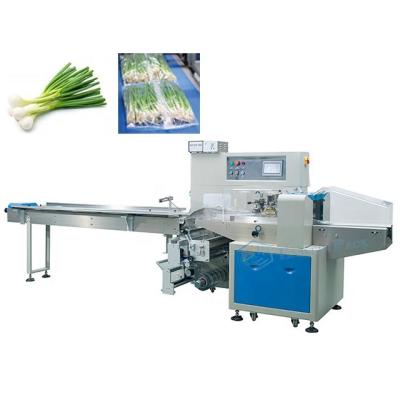 China Manual Vegetable Food Packing Machine Flow Packaging Machine for sale