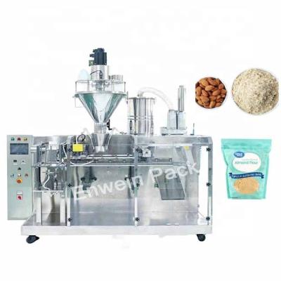 China Premade Bags Horizontal Packing Machine ENWEIN PACK Pre-made Bag Variety Baking Powder Almond To Powder Doypack Machine for sale