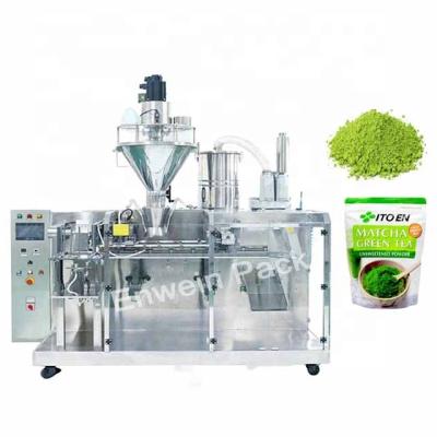 China Premade Bags Horizontal Packing Machine Cheap Package-Price Tea Powder Zipper Bag Cake Powder Horizontal Doypack Machine for sale