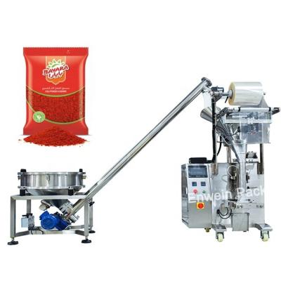 China Vertical Automatic Food 4 Side Seal Sachet Packing Chili Powder Pepper Powder Packing Machine for sale