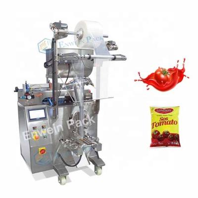 China Automatic Liquid Food Pouch Tomato Sauce Ketchup Packaging Machine Ketchup Sachet Packing Machine for sale