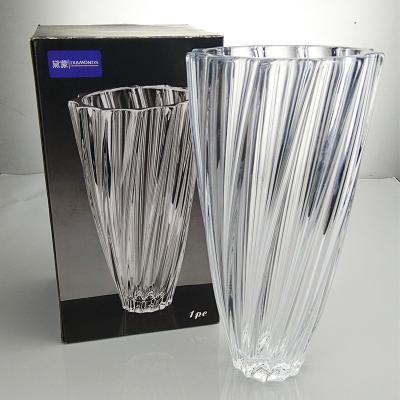 China China Gift Order Glassware Flower Vase Glass Vase for sale